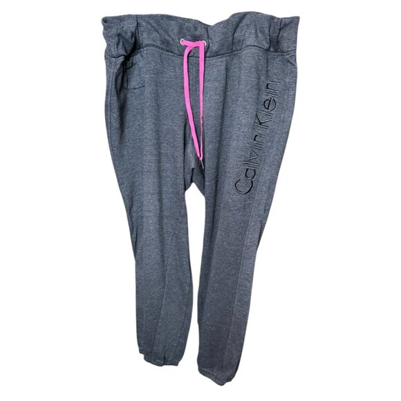 Calvin Klein Womens Gray Joggers Sweatpants - Picture 4 of 15